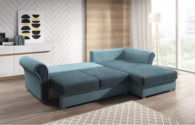 Designer Wunnlanschaft L-Form Couch Eckssof Polster Garnitur Sofa Eckgarnitur