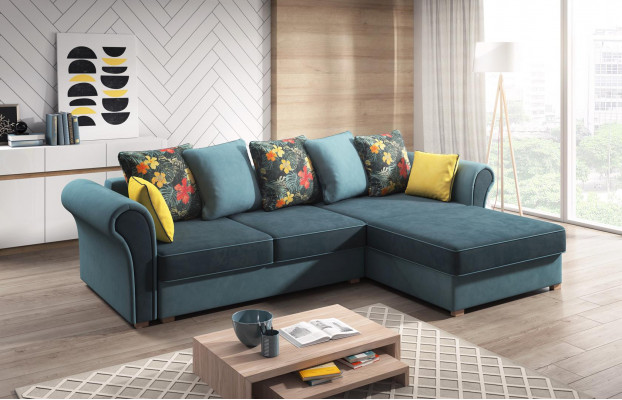 Designer Wunnlanschaft L-Form Couch Eckssof Polster Garnitur Sofa Eckgarnitur