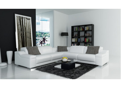 Eckcouch Sofa Canapé Polstersëtzer Wohnlandschaft Lieder Eck Dekor Canapéen Garnitur