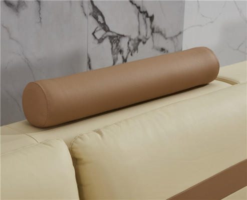 Liederkanapé L-Form Canapé Wunnlandschaft Eckkanapé Garnitur Design Modern Kanapé Beige