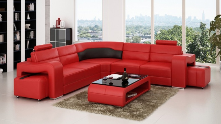 Eckcanapé Canapé Couch Polster Wunnlandschaft Lieder Eckcanapéen Deko Garnitur