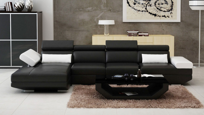 Liederkanapé L-Form Couch Wunnlandschaft Eckkanapé Garnitur Design Modern