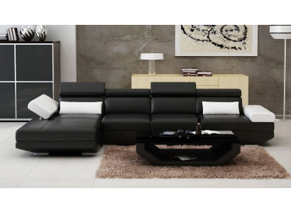 Liederkanapé L-Form Couch Wunnlandschaft Eckkanapé Garnitur Design Modern