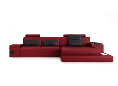 Design-Ecksofa Sofa Couch Polster-Eckgarnitur Ledersofa Sofas Couchen