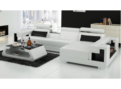 L-Form Sofa Canapé Polster Garnitur Wohnlandschaft Design Ecksofa Lieder