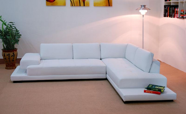 Eckcouch Ledercouch Sofa Couch Polster Eck Sëtz Wunnlandschaft Garnitur