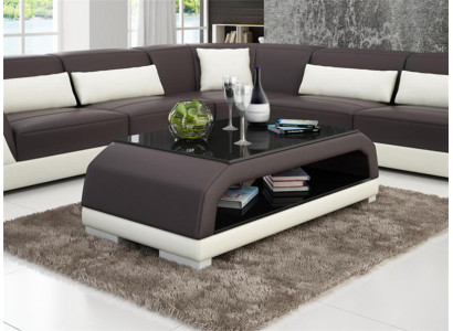 Couchtisch Kaffisdësch Glas Design Dësch Bäistelltëscher Dëscher Wunnzëmmer