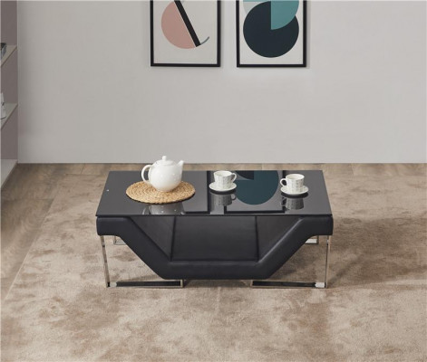 Couchtisch Kaffeidësch Glas Design Bäistelltischen Dësch Wunnzëmmer