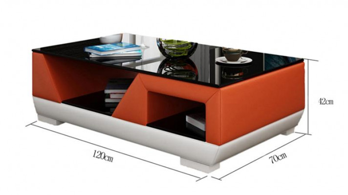 Design Couchtisch Niewentisch Sofa Wunnzëmmer Dësch Modern Méiwele.