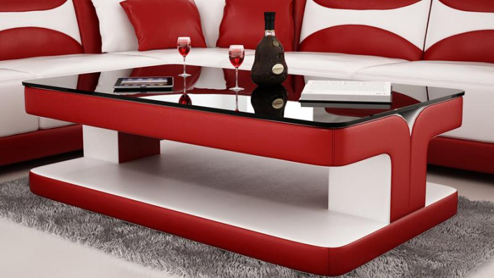 Moderne Lieder Couchtisch Dësch Moderne Glasdësch Design Dëscher Glas