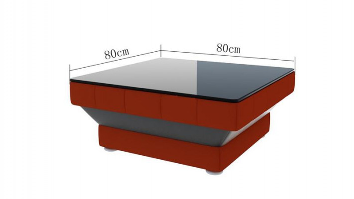 Lieder Sofa Dëscher Schwaarzen Dësch Glastësch Quadrateschen Dësch