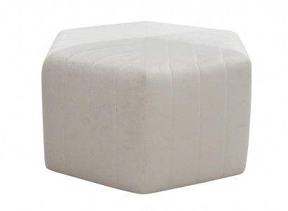 Stoff Fousshocker Ottoman Samt Sëtzblocker Hocker Pouf Puff Sëtzpouf Textil