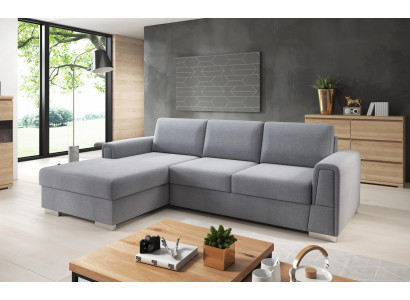 Wunnlandschaft Ecksofa L-Form Sofa Canapé Design Canapé Textil Deko Modern