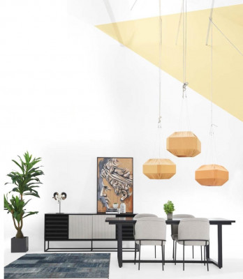 Iesskummer Setzen Iesszëmmer Iessdësch Still 8 Stéck Holz Schwaarz Set Neit