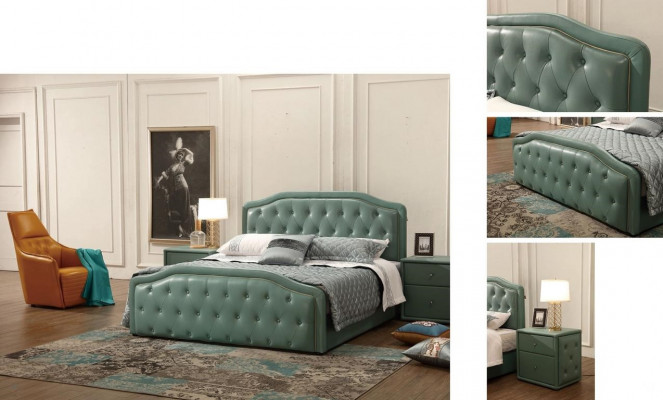 Modern Design Hotel Bett XXL Better Luxus Duebel Lieder Chesterfield 180x200cm