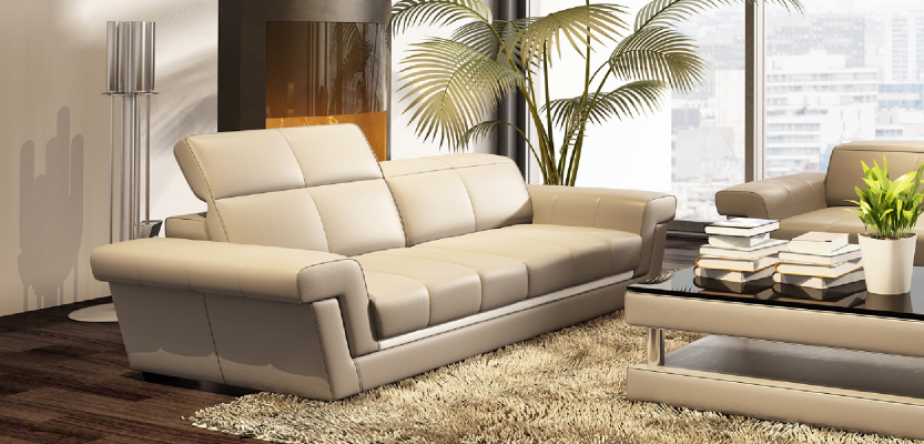 Liederkanapé Couch Wunnlandschaft 3 Sëtzer Design Modern Kanapee 5136_3ER