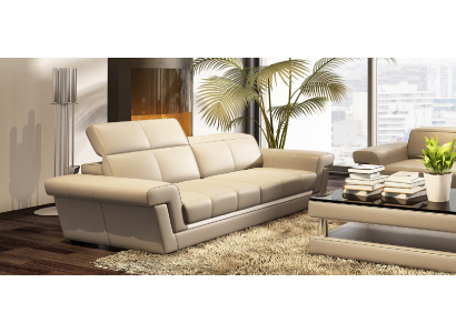 Liederkanapé Couch Wunnlandschaft 3 Sëtzer Design Modern Kanapee 5136_3ER