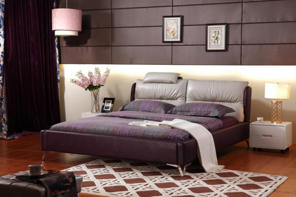 Modern Luxusbett Design XXL Better Stil Dekor Hotel duebel Lieder 140 160