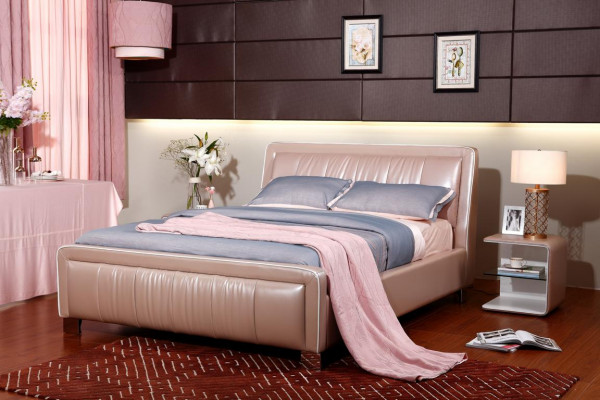 Designer-Doppelbett Bett Schlofkummer Lieder Hotel Luxus Polsterung