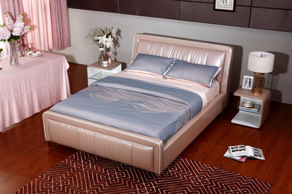 Designer-Doppelbett Bett Schlofkummer Lieder Hotel Luxus Polsterung