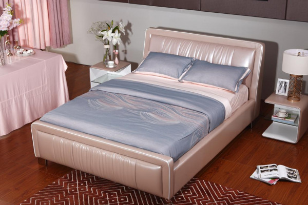 Designer-Doppelbett Bett Schlofkummer Lieder Hotel Luxus Polsterung