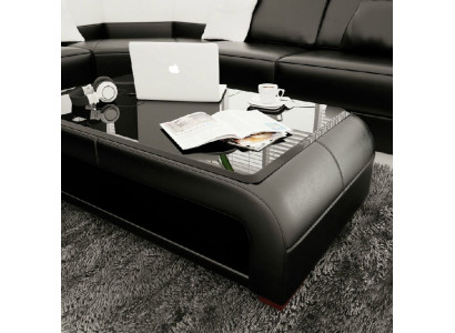 Soffadësch Design Dësch Wunnzëmmer Glas Lieder Canapé Säitendësch Sofas Kaffi