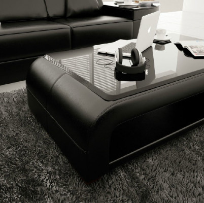 Soffadësch Design Dësch Wunnzëmmer Glas Lieder Canapé Säitendësch Sofas Kaffi