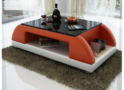 Modern Sofa Polster Lieder Dësch Wunnzëmmer Bäitstell Glas Dëscher Kaffi