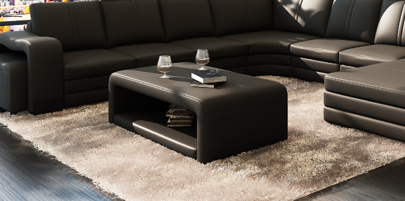 Design Moderne Couchdësch franco Dëscher Wunnzëmmer Dësch Gepolstert