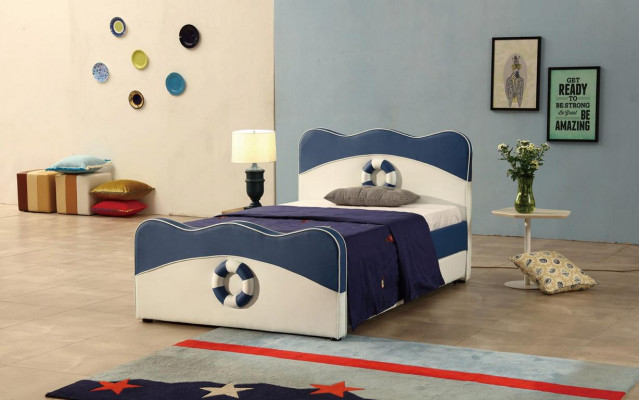 Kannerbett Bett Polster Better Luxus Hotel Jugend 3D XXL Grouss 120 / 150x200cm Nei