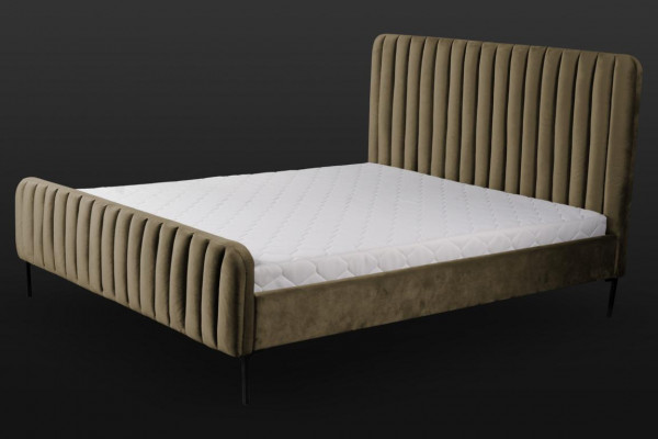 Gréng Duebelzëmmer Holzmöbler Design elegant Stoff klassesch Möbler