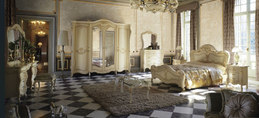 Onvergleichlecht klassescht 10-deelecht italienescht Schlofzëmmer-Set