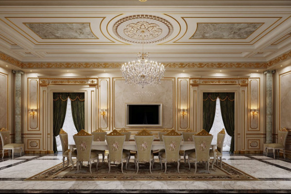 Iesszëmmer Garnitur Komplettes Set Dësch 10x Stull Design Luxus Miwwelen Dëscher Neien