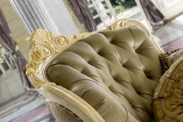 Sofa-Garnitur 3+1+1 Sëtzer Set Design Sofas Polster Couches Relax Canapé Sofa Neit