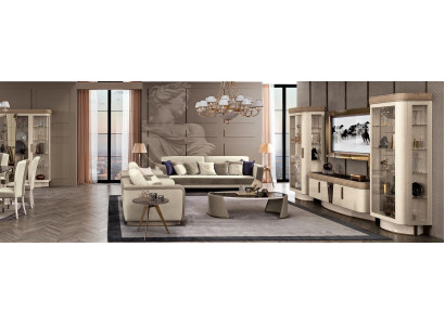 Sofagarnitur 3+1+1 Sëtzer Set Design Sofas Polster Couchen Relax Modern Sofa nei