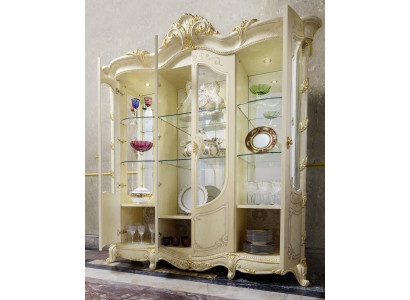 Wunnzëmmer Vitrinen Schränk Italienesch Miwwelen Vitrin Glas Schaf Vitrinen Nei