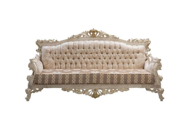 Sofagarnitur Sofa Canapé Sofas Canapéen Klassesch Miwwelen 5tlg. Garnitur Miwwelstücker