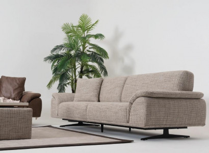 Wunnenzëmmer Sofa 3 Sëtz Design Luxus Polster Canapé Modern Sofas 250cm