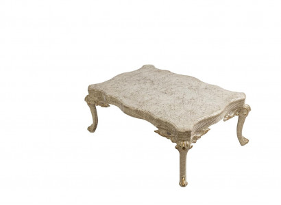 Wunnzëmmer Dësch Holz Dëscher Couchtisch Barock Rokoko Niewendësch