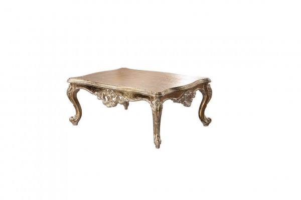 Wunnzëmmerdësch Dësch Sofa Dëscher Klassesch Bäidësch Ofstellungsdësch Golden