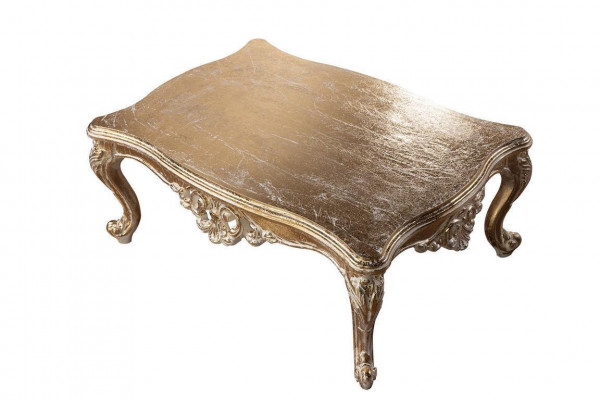 Wunnzëmmerdësch Dësch Sofa Dëscher Klassesch Bäidësch Ofstellungsdësch Golden