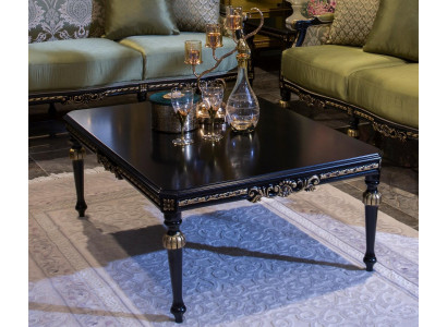 Schwaarze Couchdësch Couchdëscher Wunnzëmmer Holz Dësch Bäistelltësch Neit