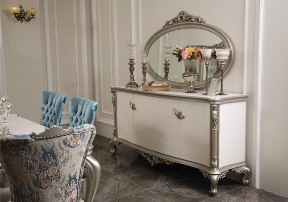 Luxus Commode Spigel Grupp Holz Konsole Sideboard Tirangen Konsolen