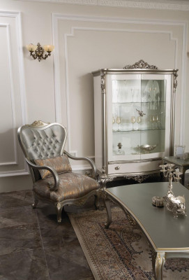 Luxus Dësch, Klassesch Couchtischen, Gold, Sëlwer Dësch, Holz