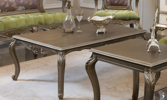 Couchtisch Bäistelltisch Wunnzëmmer Holz Dëscher Bäistell Luxus Stil Dësch