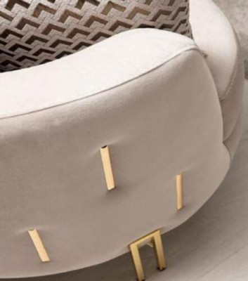 Sëtzpolster Setzer Design Canapé Sëtz Relax Stoff Lounge Luxus Wunnzëmmer