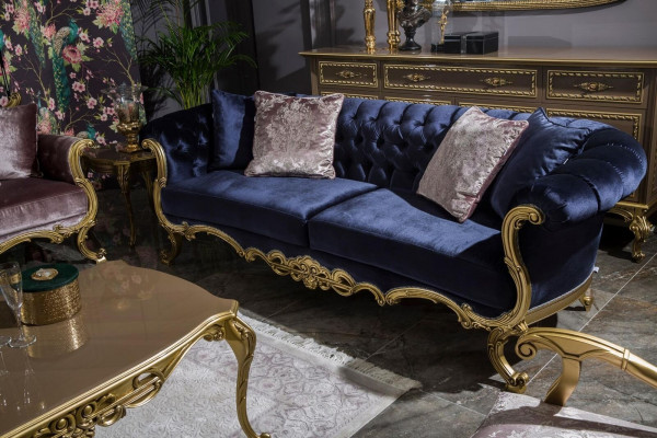 Gëllene Couchdësch Säitendësch Kaffisdësch Design Dësch Wunnzëmmer