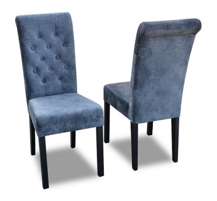 Exklusiv x8 Blo Chesterfield Sëtzergarnitur Designer Stullgrupp Textil Fauteuil