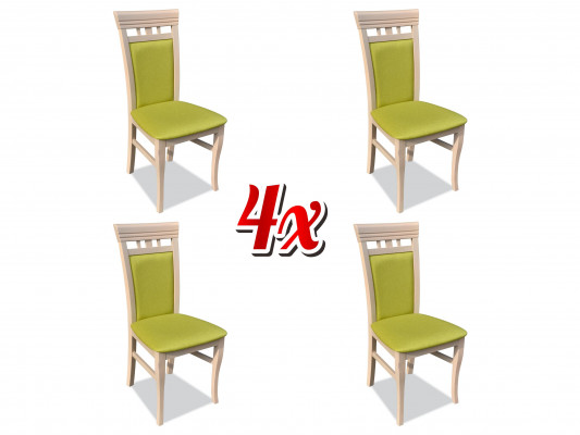 Garnitur Fotel Nei 4x Still Stull Polster Design Lounge Kichen Sëtz Iesszëmmer