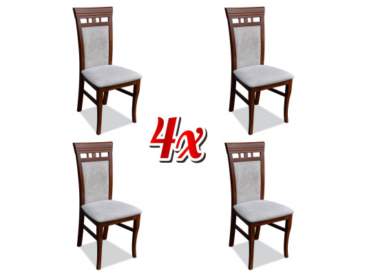 Garnitur Fotel Nei 4x Still Stull Polster Design Lounge Kichen Sëtz Iesszëmmer